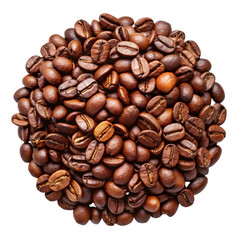 Obraz premium A Top View of Coffee Beans