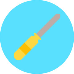 Screwdriver single icon vector illustration