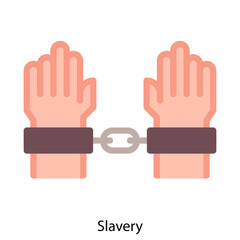 Slavery single icon vector illustration