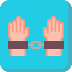 Slavery single icon vector illustration