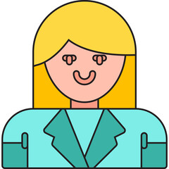 Nurse single icon vector illustration