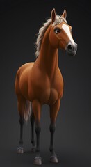 Obraz premium Vivid and Engaging 3D Cartoon Animal Illustrations: Adding a Touch of Fun to Any Visual Medium 