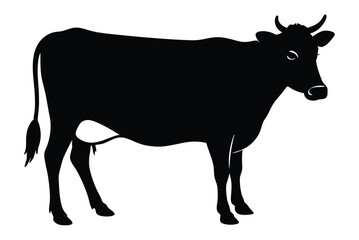 a-cow-silhuette---vector-art-illustriton-white-bac.eps