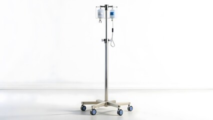 Medical IV Stand on Wheels