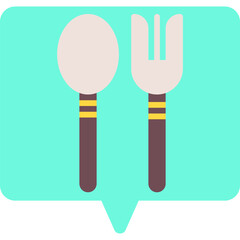 Fototapeta premium Kitchen single icon vector illustration