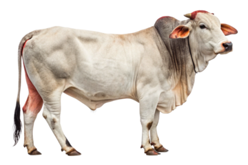 White Qurbani Cow, Single White Cow, Qurbani Animal Cow.