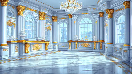 Luxurious Palace Interior