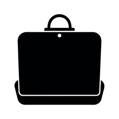 Laptop Case Silhouette Vector Design