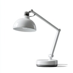 Modern desk lamp, adjustable isolated on white background