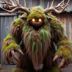 Furry Forest and wooden antlers