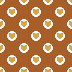 Polka Dots Seamless and Timeless Pattern 
