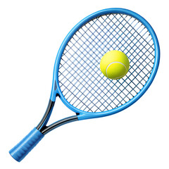 tennis racket and ball