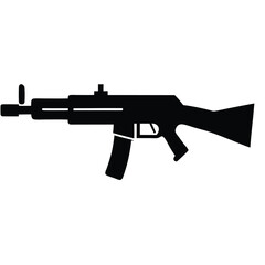 M79 silhouette vector isolated on white background