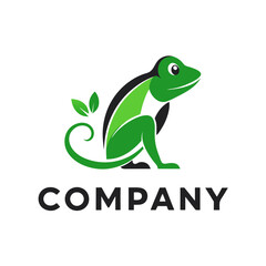 Nature Inspired Chameleon Logo for Eco Friendly Brand