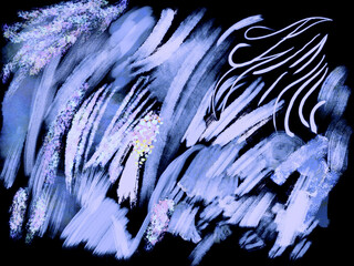 Abstract graphic hand-drawn illustration, beautiful background pattern