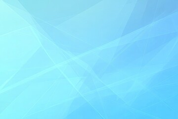 Abstract Cyan Background with Geometric Lines and Subtle Light Reflections Design