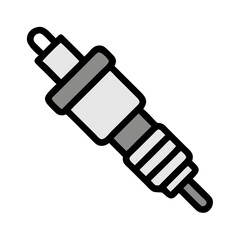 Spark Plug for Engine Ignition Icon Design
