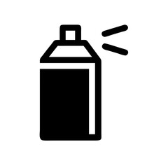 Spray Paint Can with Cap Icon Design