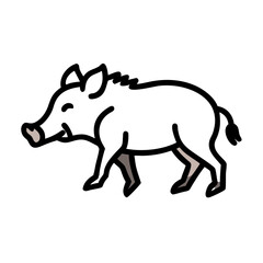 Abstract Minimalist Shapes on Black Background Composition