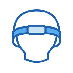 Sweatband for Forehead Absorption Icon Design