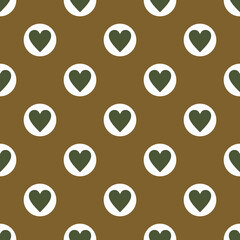 Polka Dots Seamless and Timeless Pattern 