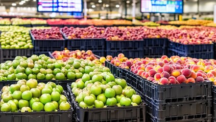 Fresh produce in crates (1)