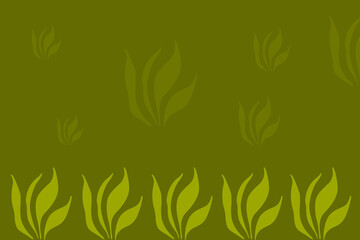 Vibrant green leaves create a calming backdrop in a modern design setting