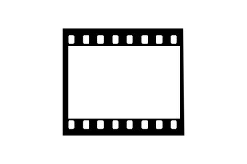 Creative design of a film strip frame showcasing empty space for future artwork or photos