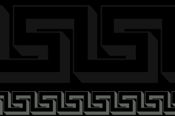 Decorative geometric pattern with intricate designs on a dark background creating a visually striking effect