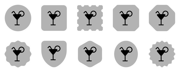 Fototapeta premium Editable tequila, cocktail vector icon. Part of a big icon set family. Perfect for web and app interfaces, presentations, infographics, etc