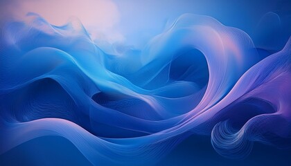 Obraz premium abstract blue background with waves