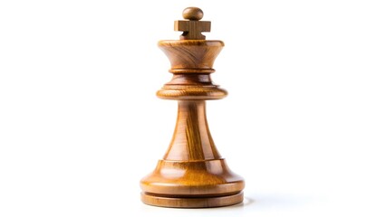 Wooden Chess King Piece