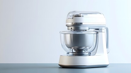 White Stand Mixer with Kitchen Appliance. (31)