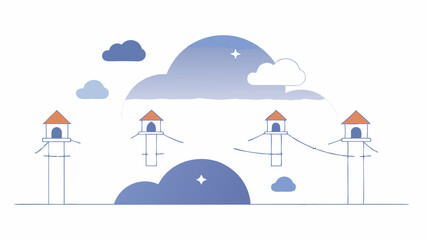 winter landscape with mountains and snow