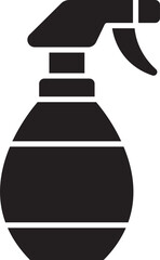 Hair Spray Can Vector Icon Stock Illustration