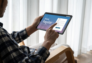 Online registration form for modish form filling on the internet website