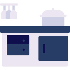 Kitchen single icon vector illustration