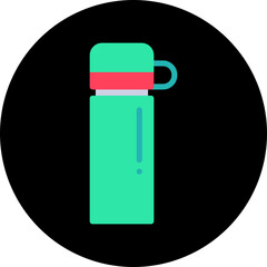 Thermos single icon vector illustration
