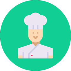Chef single icon vector illustration