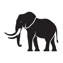 Elegant Shadows of the Wild: A Stunning Collection of African Elephant Vector Silhouettes Celebrating Strength, Grace, and the Iconic Presence of Africa’s Gentle Giants in Design