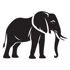 Elegant Shadows of the Wild: A Stunning Collection of African Elephant Vector Silhouettes Celebrating Strength, Grace, and the Iconic Presence of Africa’s Gentle Giants in Design