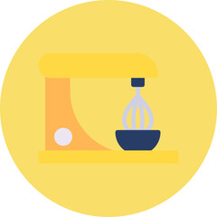 Electric Mixer single icon vector illustration