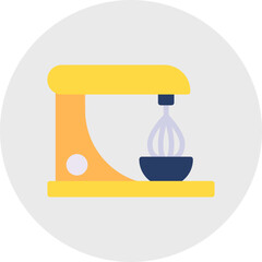 Electric Mixer single icon vector illustration