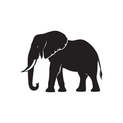 Elegant Shadows of the Wild: A Stunning Collection of African Elephant Vector Silhouettes Celebrating Strength, Grace, and the Iconic Presence of Africa’s Gentle Giants in Design