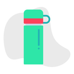 Thermos single icon vector illustration