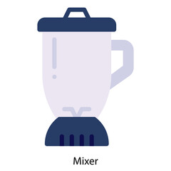 Mixer single icon vector illustration