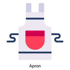 Apron single icon vector illustration