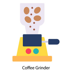 Coffee Grinder single icon vector illustration