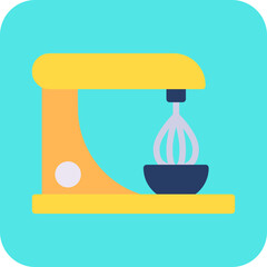 Electric Mixer single icon vector illustration