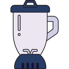 Obraz premium Mixer single icon vector illustration